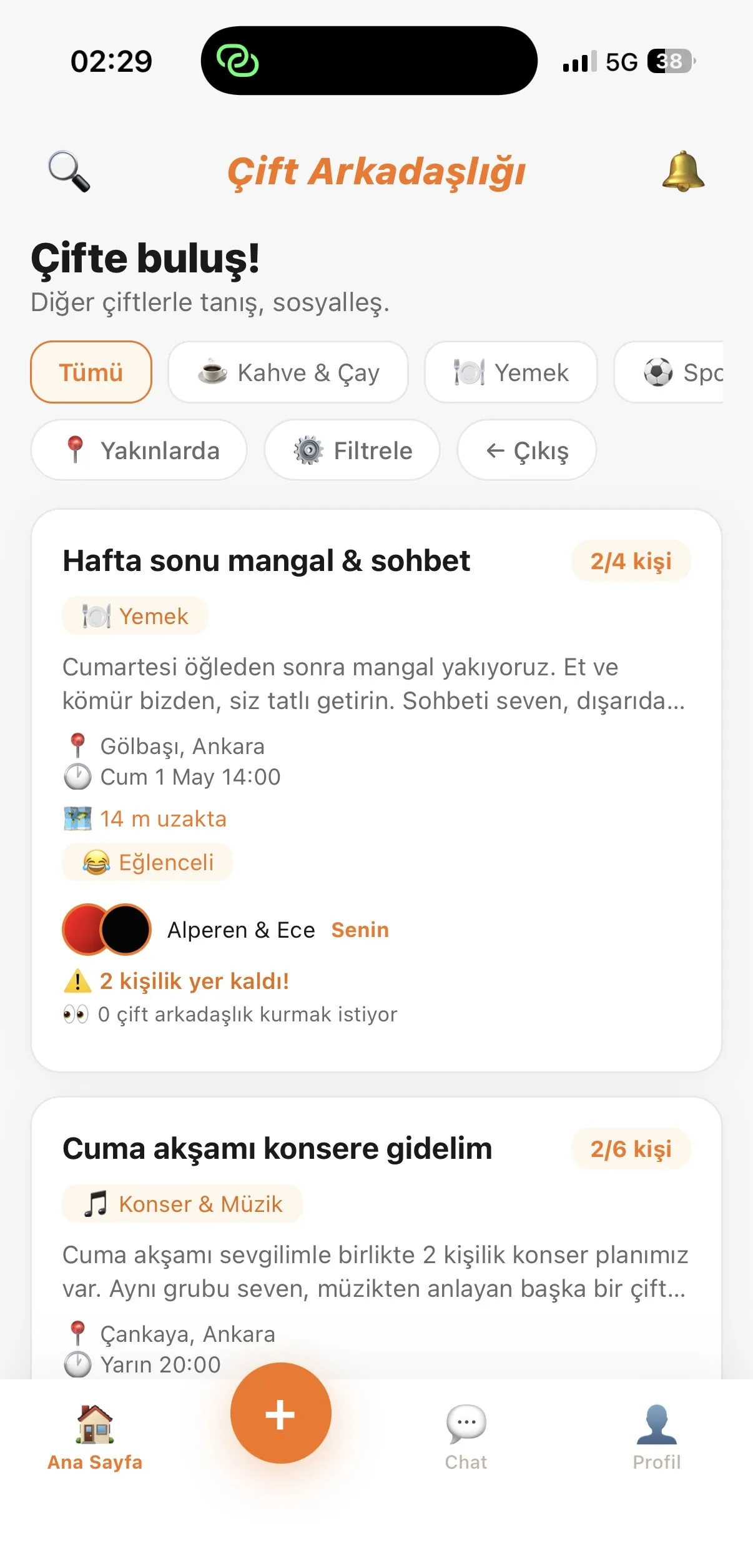 Çift Arkadaşlığı ana sayfa